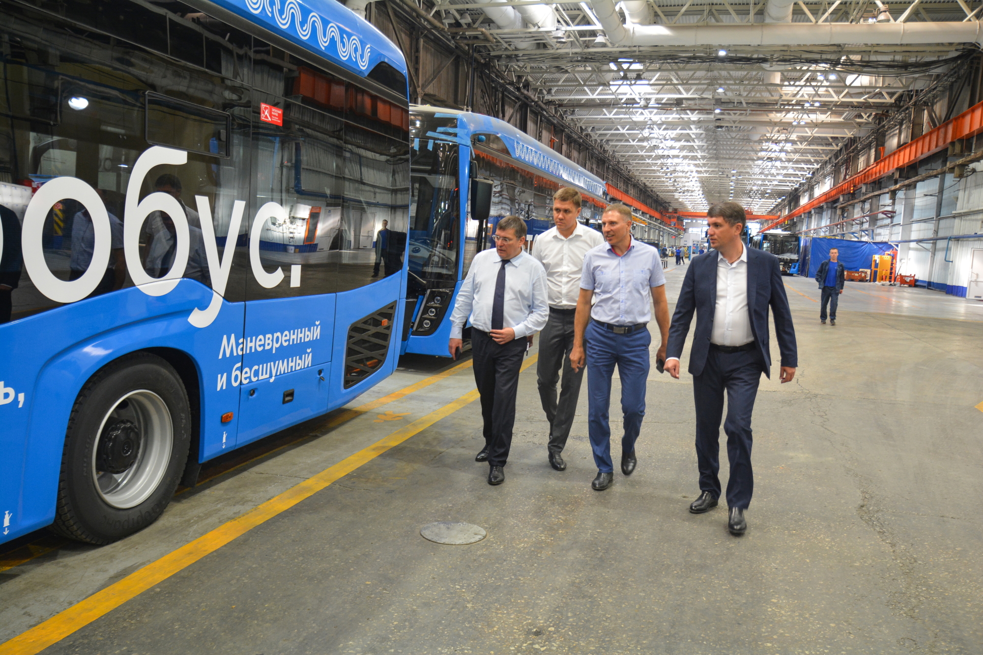 Министр транспорта и дорожного хозяйства Башкортостана посетил «НЕФАЗ» Во вторник, 8 августа